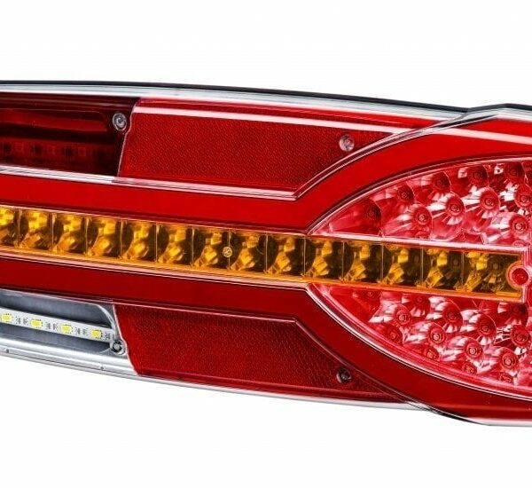 Rechts | LED Rücklicht dynamisches LED Blinker | 12-24v | 7-PIN AMP | V14C7-952B7