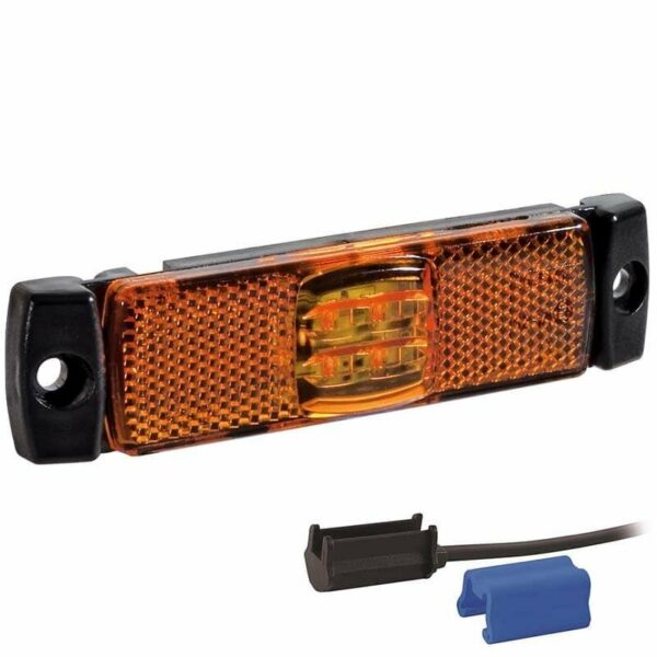 LED Begrenzungsleuchte Gelb 12/36V 0,75mm² Stecker. | M10MV-110A