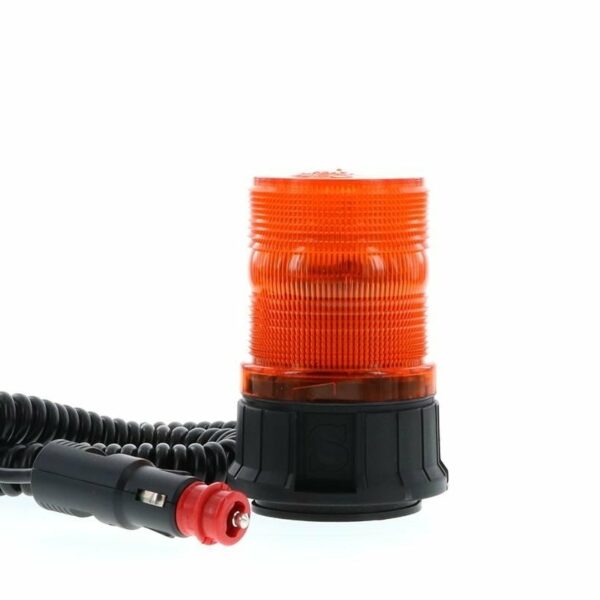 LED Rundumleuchte gelb 12-24v Magnethalterung, Doppelblitz | D14452