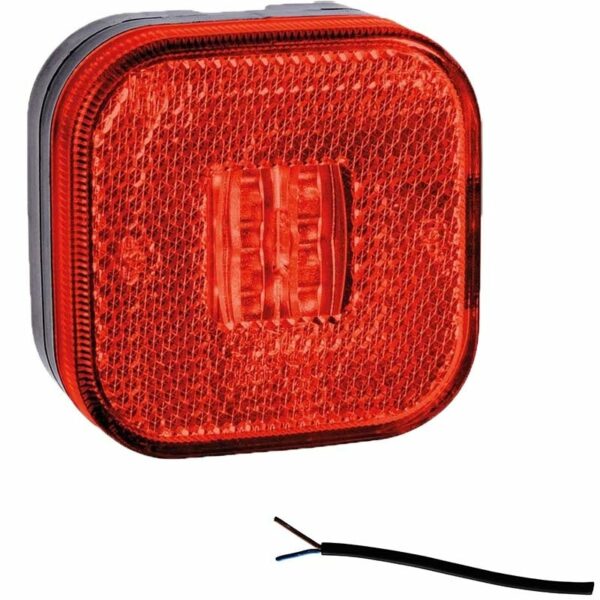 LED Begrenzungsleuchte Rot 12/36V 0,5m Kabel | M10MV-900R