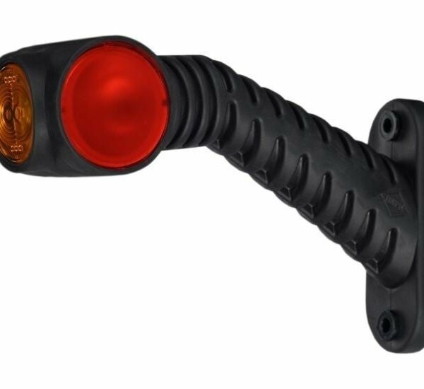 Links | LED Begrenzungsleuchte rot-weiß-amber | 12-24v | 50cm. Kabel | MB-4791RWA