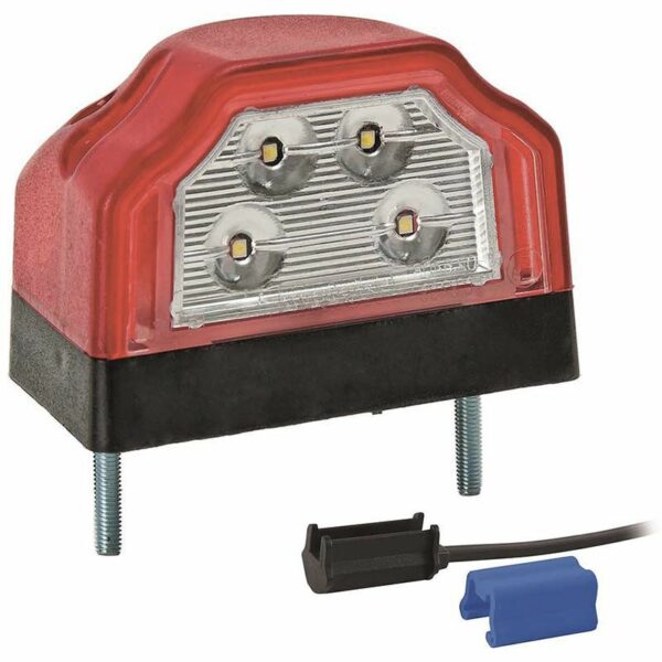 LED Kennzeichenleuchte | 12-36v | mit 0,75mm.2 Stecker | M10KV-110R
