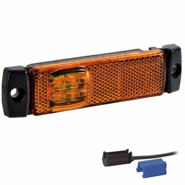 LED Begrenzungsleuchte Gelb 12/36V 0,75mm² Stecker. | M10MV-193A