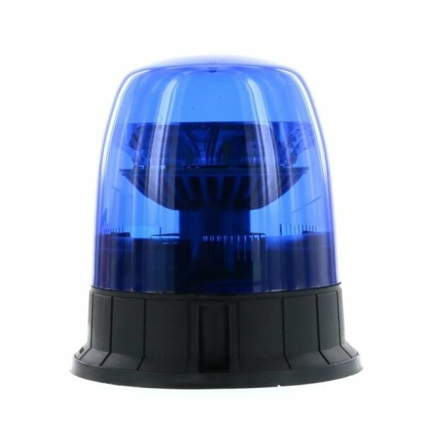 LED R65 Rundumleuchten blau 12-24v 3-Schrauben-Montage, Einzelblitz | D14732