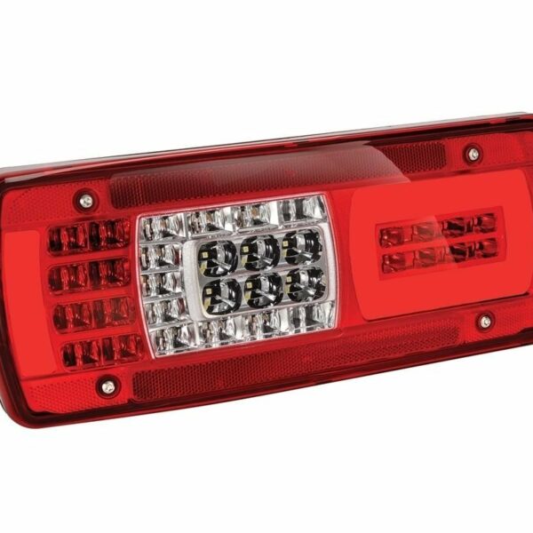 Links | LED Rücklicht LC11 | 24v | HDSCS 8-PIN Stecker hinten | 160140