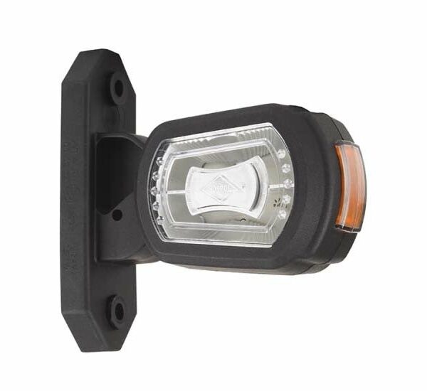 LED Begrenzungsleuchte links rot-weiß-amber 12-24v 50cm Kabel | MB-2701RWA