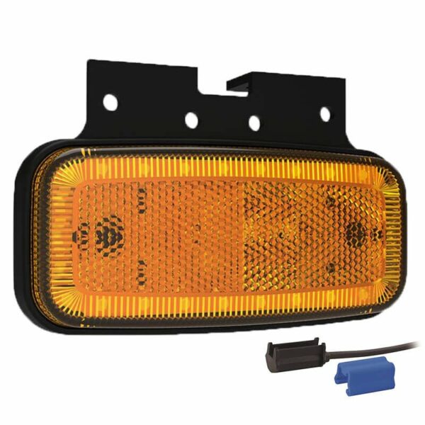 LED Begrenzungsleuchte Gelb 12/36V 0,75mm² Stecker. | MV-1260A