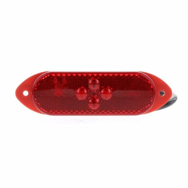 LED Markierungsleuchte rot ADR | 24V | 150cm Kabel + 1,5mm² Anschluss | 104180