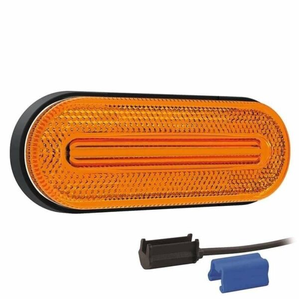 LED Begrenzungsleuchte Gelb 12/36V 0,75mm² Stecker. | M10MV-710A