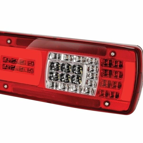 Links | LED Rücklicht LC11 | 24v | HDSCS 8-PIN Stecker hinten | 160270