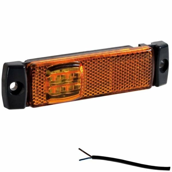 LED Begrenzungsleuchte Gelb 12/36V 0,5m Kabel | M10MV-190A
