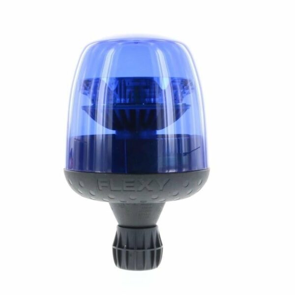 LED R65 Rundumleuchten blau 12-24v flexi DIN Einzelblitz | D14733