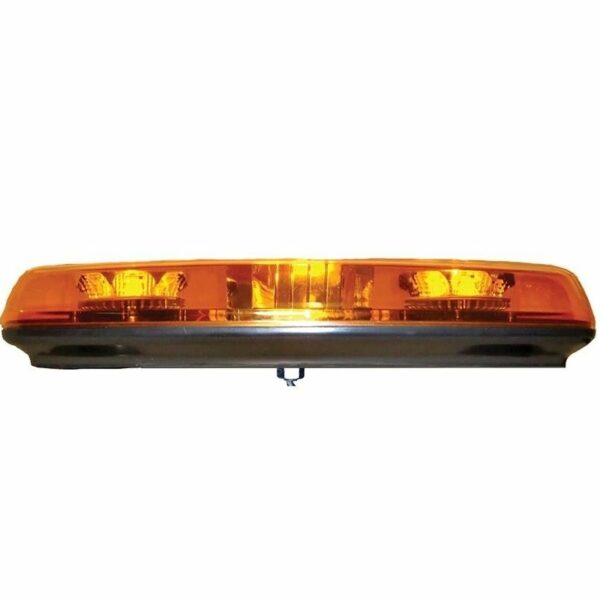 LED Blitzleiste | Warnbalken mini amber 12-24v Schraubmontage drehbar+blinkend | D14504