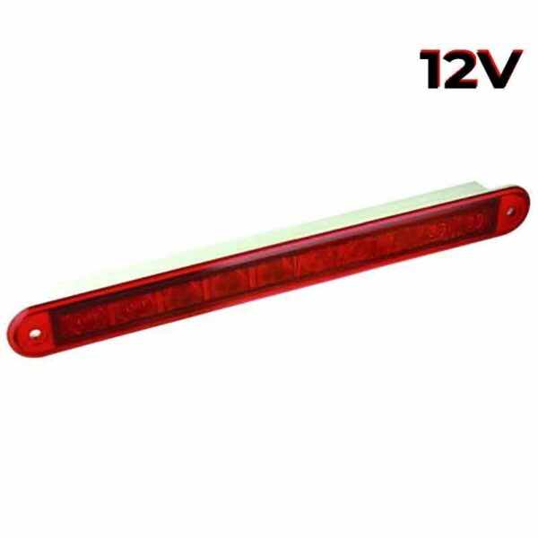 LED Kombileuchte slimline rote Linse | 12v | 40cm. Kabel | 235R12
