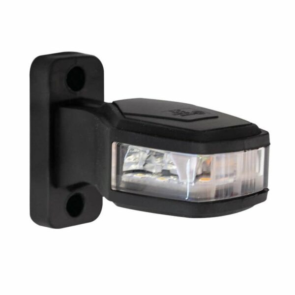 Links | LED Begrenzungsleuchte | 12-24v | 30cm. Kabel | rot-weiß-amber | 1009LE