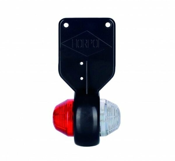 LED Begrenzungsleuchte rechts rot-weiß 12-24v 50cm Kabel | MB-4232RW