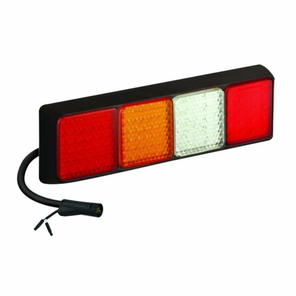 Links | LED Rücklicht | 12-24v | 120cm Kabel | 6-PIN Stecker | 80BFWARME 1.2L