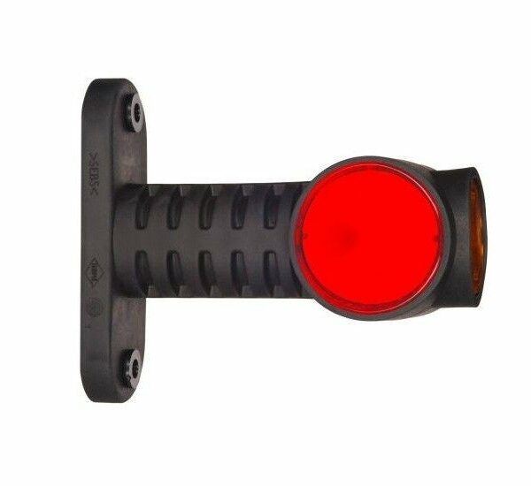 LED Begrenzungsleuchte rot-weiß-amber | 12-24v | 50cm. Kabel | MB-4730RWA