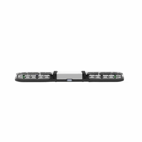 LED Blitzleiste | Warnbalken amber | Serie 13 | ECE-R65 amber | transparent | weiße Mitte | 1000mm | 24 LE | 13-01002-E