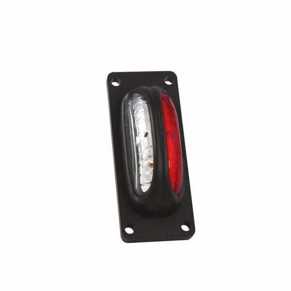 LED Breitbandleuchte rot-weiß 12-24v 150cm Kabel | 112710
