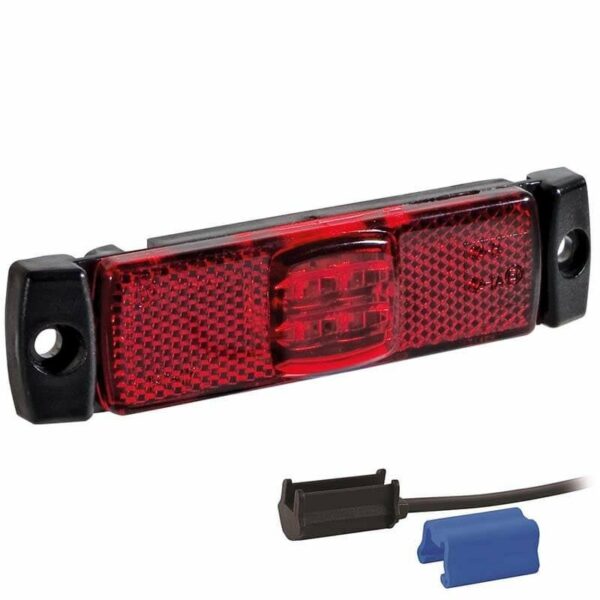 LED Begrenzungsleuchte Rot 12/36V 0,75mm² Anschluss | M10MV-110R