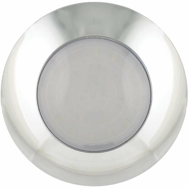 LED Innenbeleuchtung | Chrom | Milchglas | 24v. | kaltweißes Licht | 7530 OPAQUE