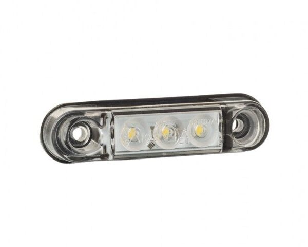LED Markierungsleuchte Weiß 12/24v 50cm Kabel | MV-4300W