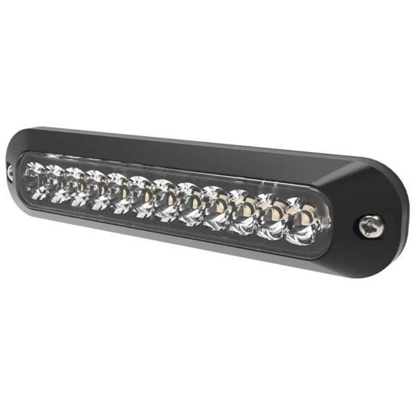 LED blitzer | R65 | amber | weiß (geteilt) 8-LED | 12-24v | ED3755AC