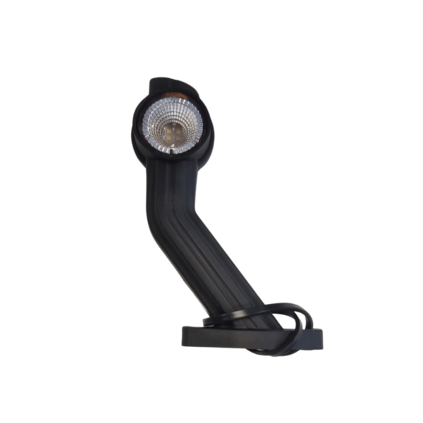 LED Begrenzungsleuchten links, abgewinkelter Schaft 12-36V Superseal | M10BV-701RWA-SS