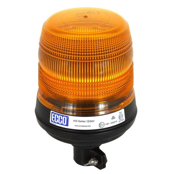 LED blitzer gelb | 12-24v | Mini DIN flexi 400 Serie | R65 | V11055
