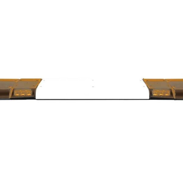 LED Blitzleiste | Warnbalken amber | 12er Serie | ECE-R65 amber | transparente weiße Mitte | 1524mm | 12-30992-E