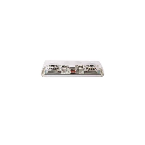 Serie 60 | R65 LED Blitzleiste | Warnbalken gelb | 12V | 2 LEDs | 570 mm. | 60-00424-V