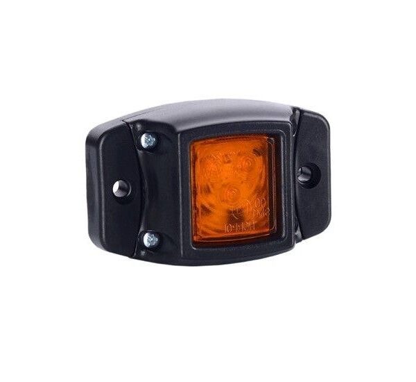 LED Markierungsleuchte Gelb inkl. Halterung 12/24v 50cm Kabel | MV-4100A