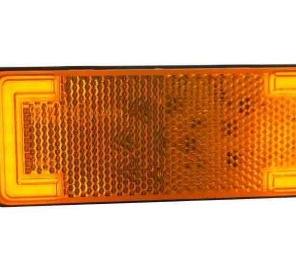 LED Seitenmarkierer mit Blinklichtfunktion 12/24V 0,5m Kabel | MZK-3100A