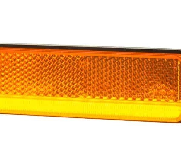 LED Markierungsleuchte Neon Gelb 12/24v 50cm Kabel | MV-3200A