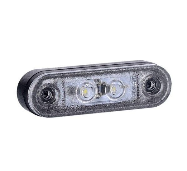 LED Markierungsleuchte Weiß 12/24v 50cm Kabel | MV-5100W