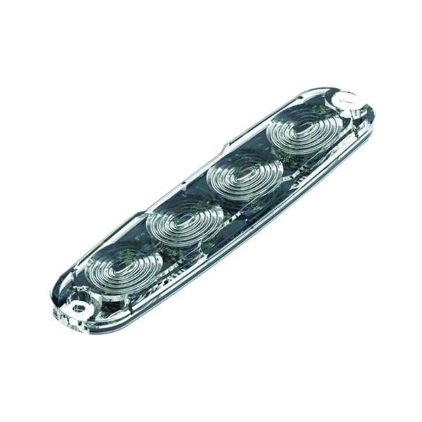 R10 Slimline LED blitzer 4 LEDs weiß 10 - 30V | LPR104DVW