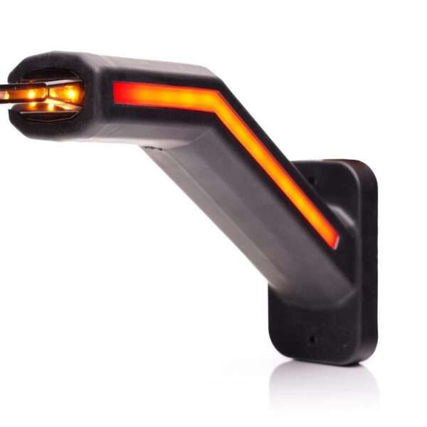 LED Seitenmarkierungsleuchte links exkl. Blinker, Neonlinse 12-24 V