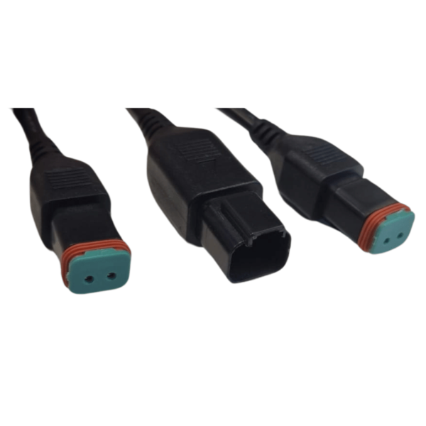 Y-Kabel 1 x 30cm MALE & 2x 100cm FEM | WAC-30100Y
