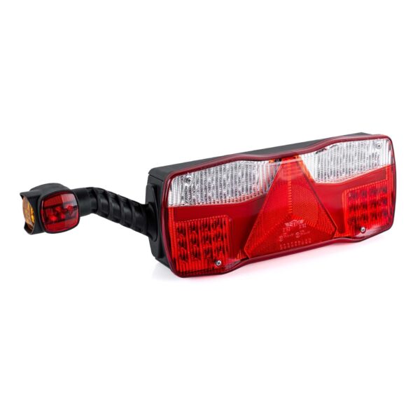 LED Anhängerleuchte links mit Positionslicht 12-24V 7-PIN AMP