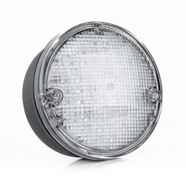 LED-ADR-Rücklicht, transp. Objektiv, D-hom, 12–24 V, 5-polig