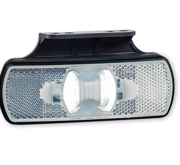 LED Markierungsleuchte Neon Weiß inkl. Halterung 12/24v 50cm Kabel | MV-3350W