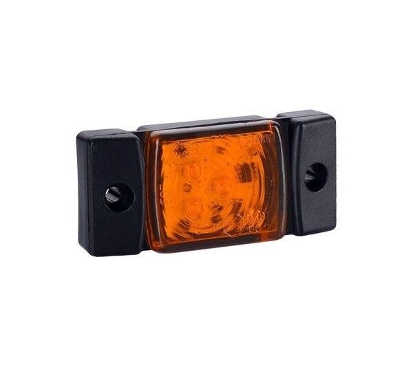 LED Markierungsleuchte Gelb inkl. Halterung 12/24v 50cm Kabel | MV-4140A