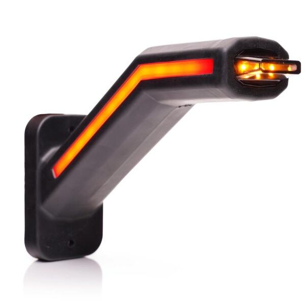 LED Seitenmarkierungsleuchte rechts inkl. Blinker, Neonlinse 12-24 V