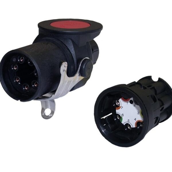 Stecker ABS-EBS 5-7B ISO7638 Schraubkontakt-Kunststoff | A10066