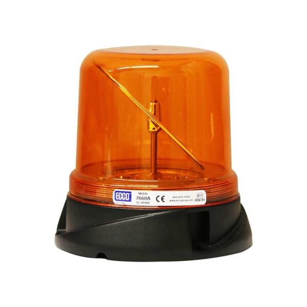 ROTOLED |LED Rundumleuchte R65 | Serie 7660 | gelb | 12-24v | 3-Schrauben | 7660A
