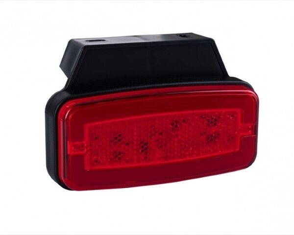 LED Markierungsleuchte Rot inkl. Halterung 12/24v 50cm Kabel | MV-4950R