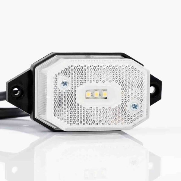 LED Markierungsleuchte Weiß 12/24v 50cm Kabel | MV-2710W