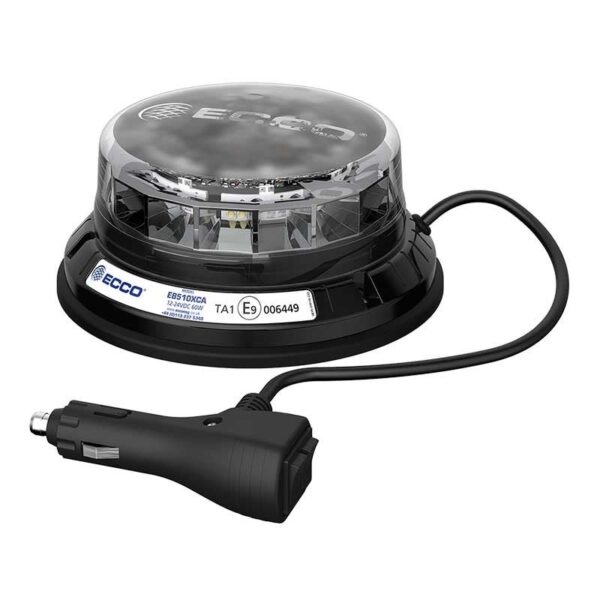 LED R65 Taschenlampe 12-24v amber-Transp.-CISPR25-IP69K-Magnet | EB5104CA