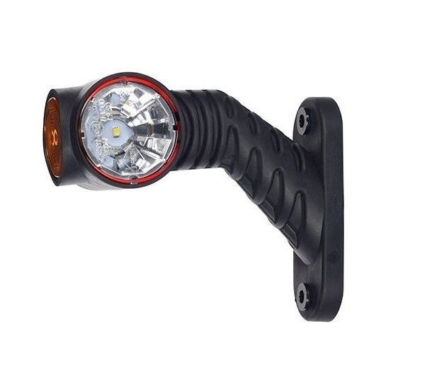 Links | LED Begrenzungsleuchte | rot-weiß-amber | 12-24v | 50cm. Kabel | MB-4861RWA